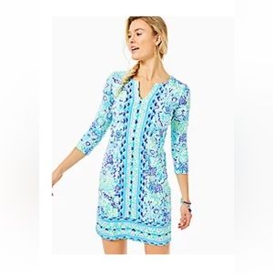Lilly Pulitzer UPF 50+ Nadine Dress. Blue Ibiza Size M
